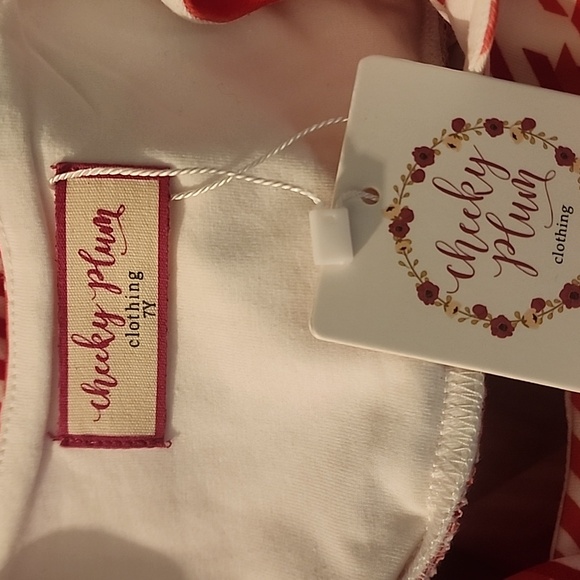 NWT Cheeky Plum Elara Knit Dress, 7Y - Picture 6 of 7